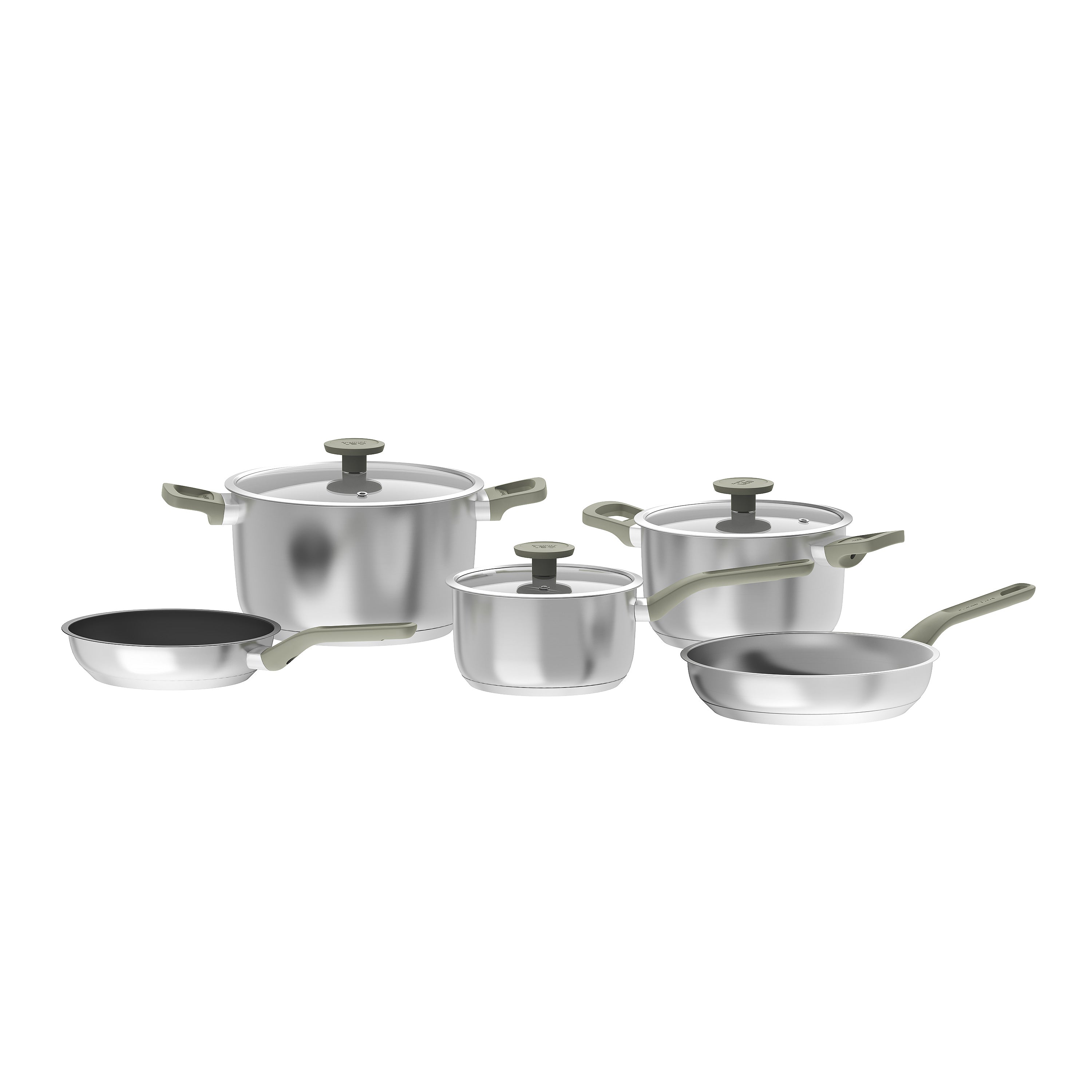 LEO 8-teilige Kochtopf-Set Bolt