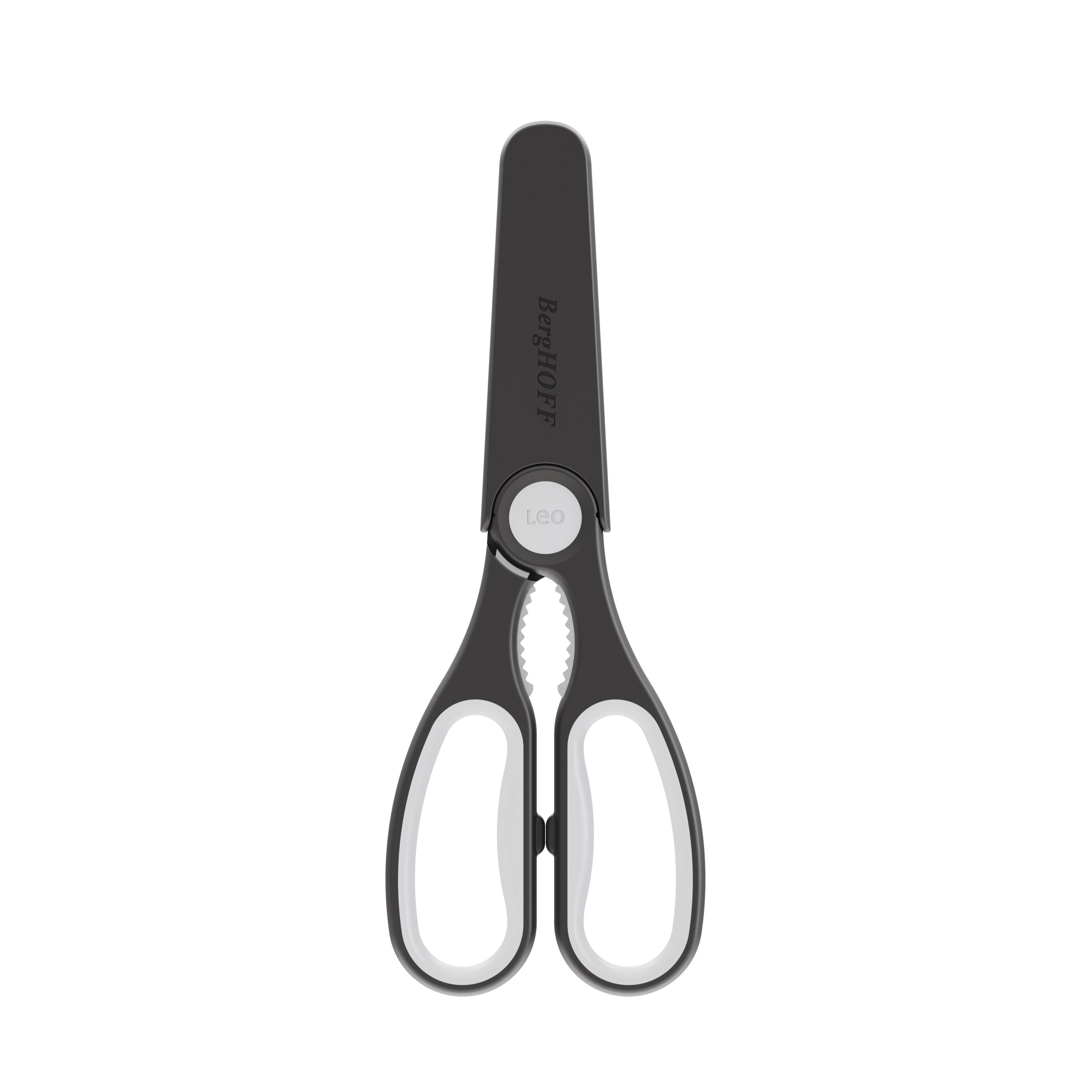 LEO Multifunktionale Küchenschere mit magnetischer Hülle Graphit 23cm