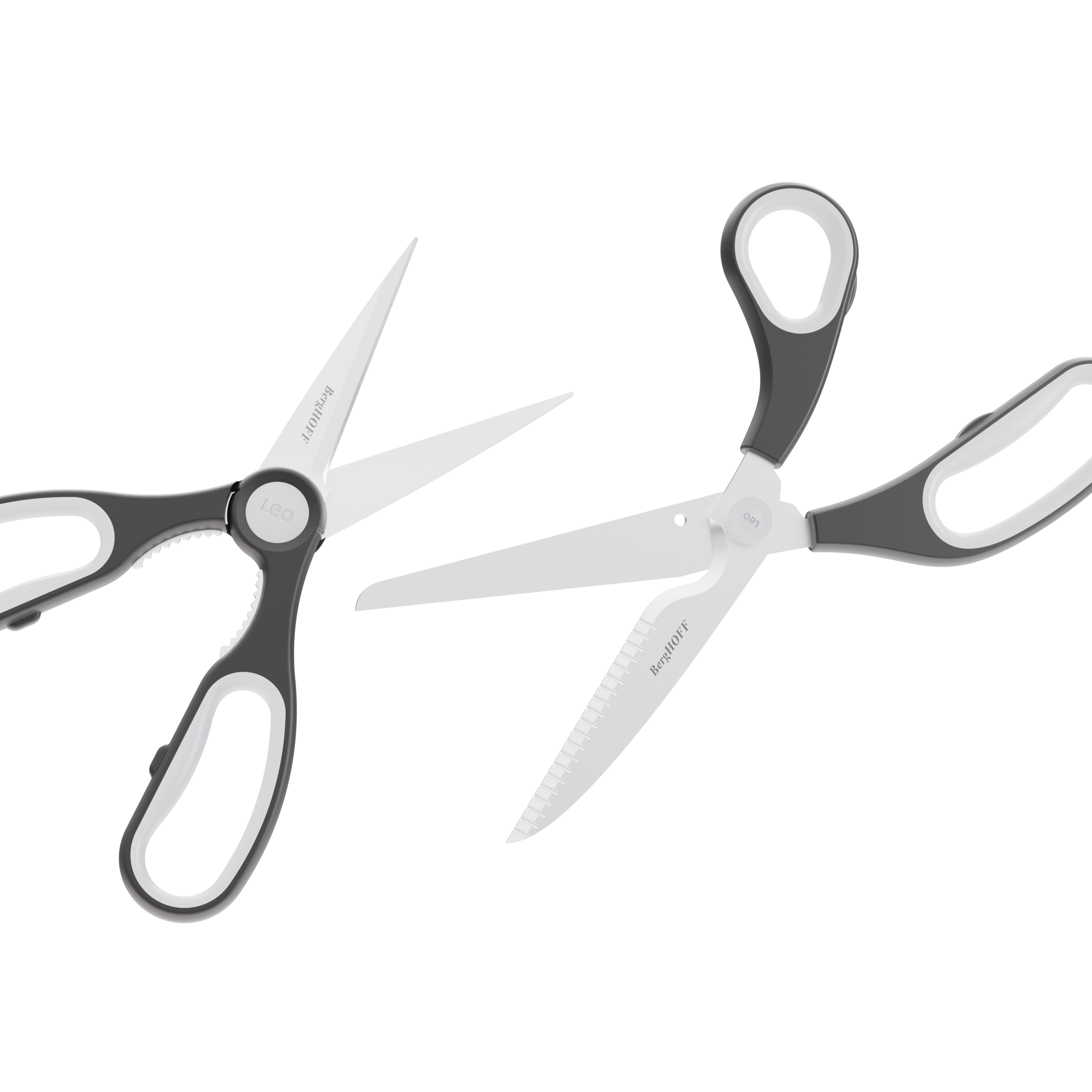 LEO Multifunktionale Küchenschere mit magnetischer Hülle Graphit 23cm
