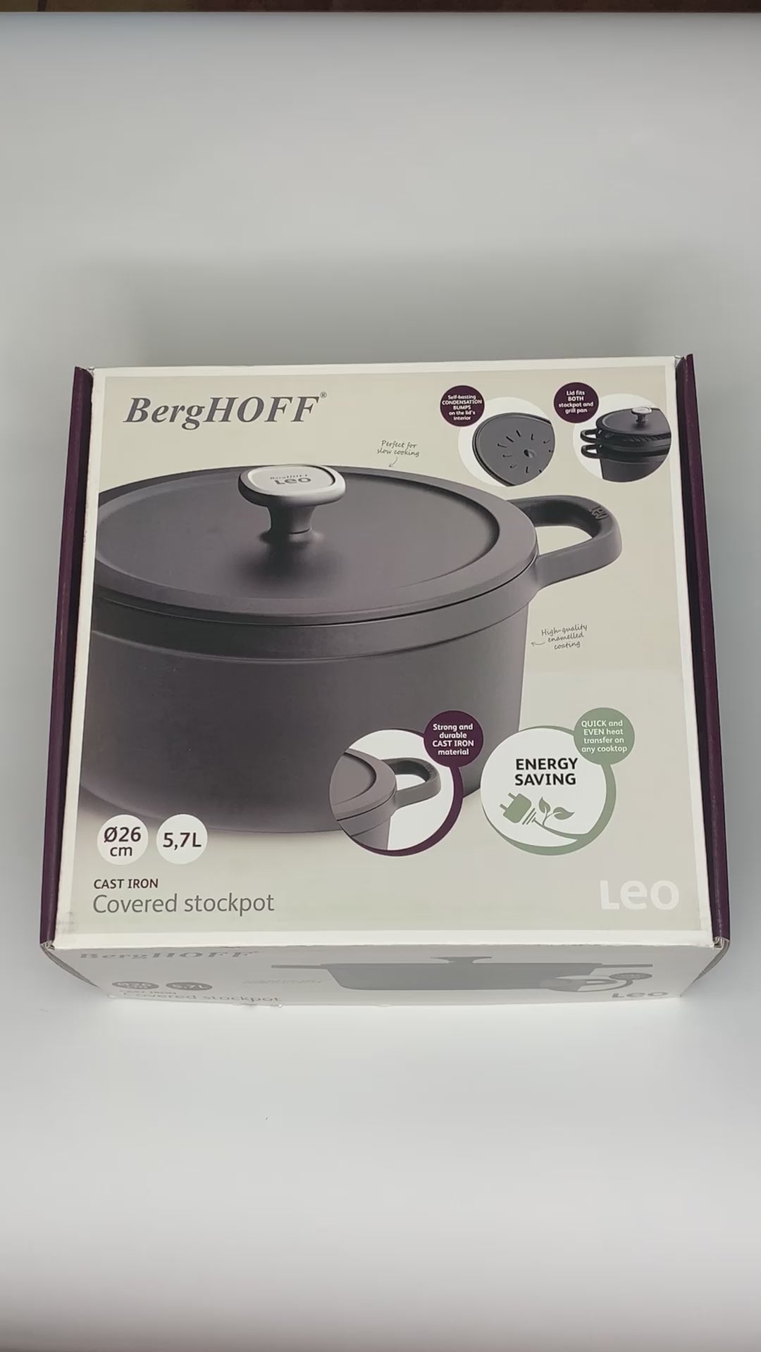 PROMO Graphit-Gusseisen – 2 Kookpotten + GRATIS Grillpfanne