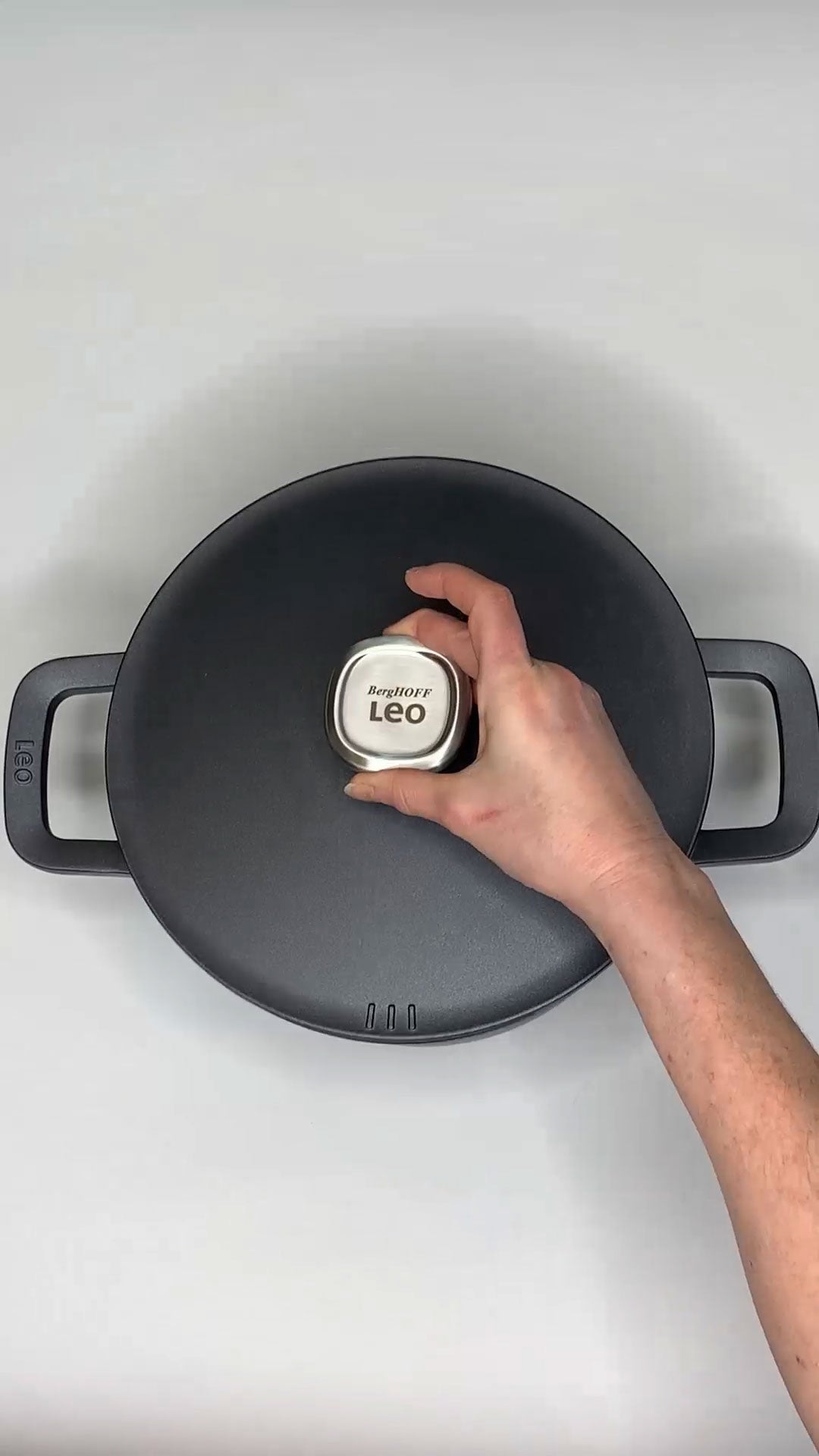 LEO Antihaft-Kochtopf mit Deckel Phantom - Ø 28cm