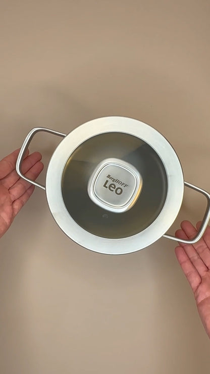 LEO Kochtopf mit Deckel Graphit - Ø 16cm