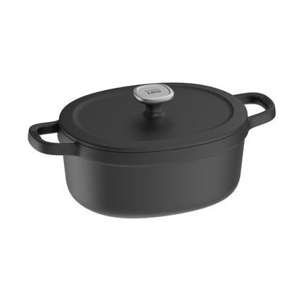 PROMO Graphit-Gusseisen – 2 Kookpotten + GRATIS Grillpfanne