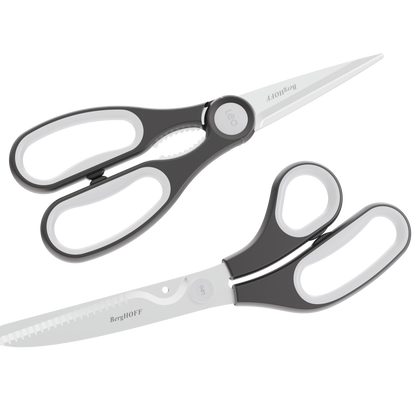 LEO Multifunktionale Küchenschere mit magnetischer Hülle Graphit 23cm