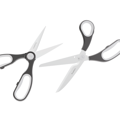 LEO Multifunktionale Küchenschere mit magnetischer Hülle Graphit 23cm